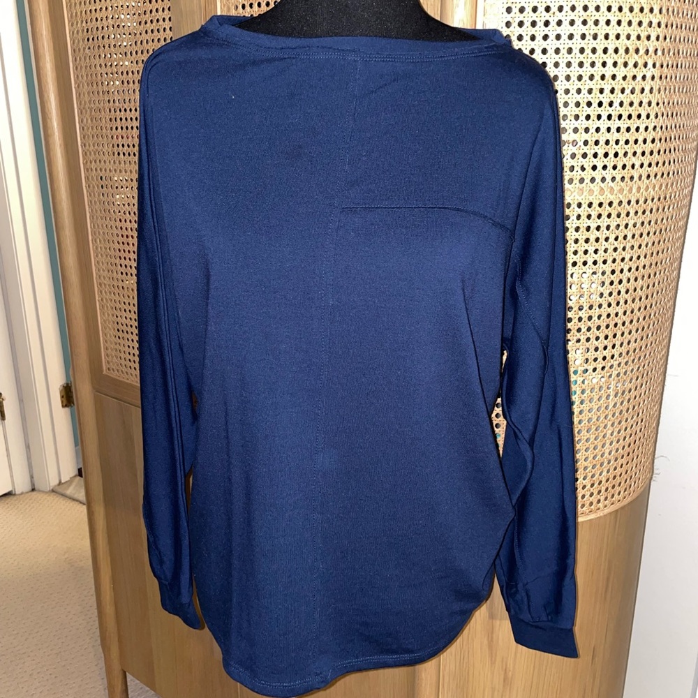 H by Bordeaux Soft Loose long Sleeve Top